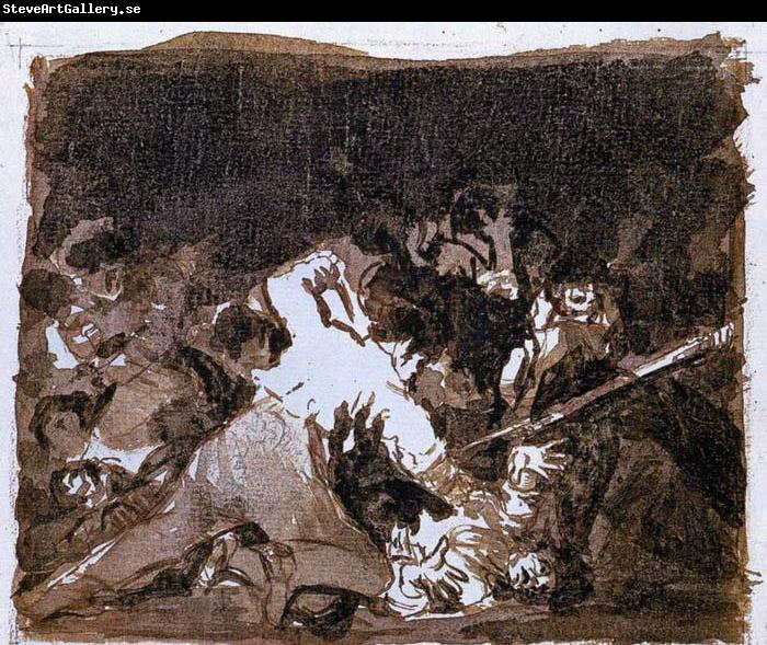 Francisco de goya y Lucientes War scene